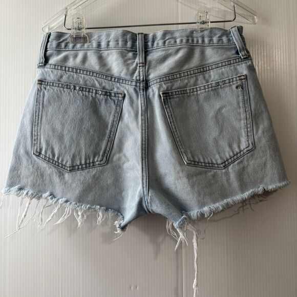 Madewell Relaxed Denim Shorts Women’s Size Sz 27 Blue Wash - Picture 2 of 13